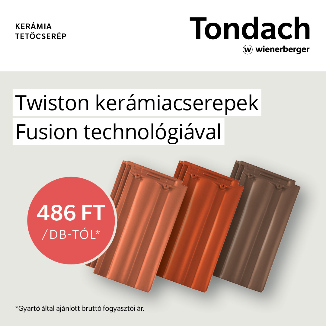 Látogasson el hozzánk és válasszon a Tondach kerámiacserép…